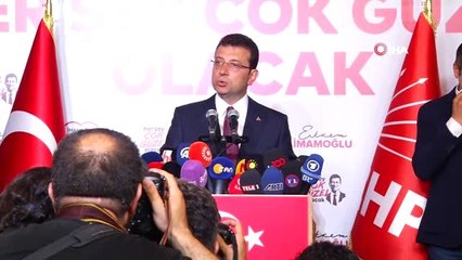 Ekrem İmamoğlu: "Milyonlarca insana mahcup olmamak için çok çalışacağım"