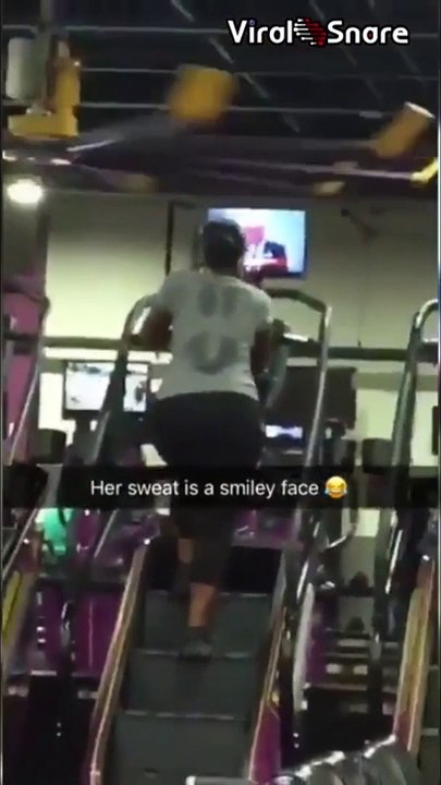 Her Sweat Is A Smiley Face