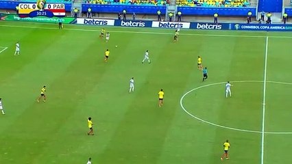 Gustavo Cuellar Goal - Colombia vs Paraguay 1-0 23/06/2019