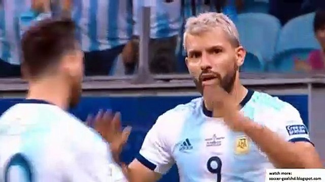 Sergio Aguero Goal - Qatar 0-2 Argentina (Full Replay)