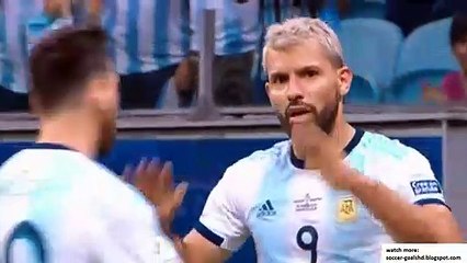 Sergio Aguero Goal - Qatar 0-2 Argentina (Full Replay)