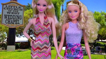 Barbie Girl and Ken Doll Wedding Day Dress up!