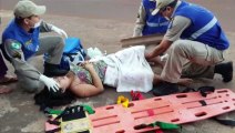 Três mulheres são atropeladas por carro na Avenida Piquiri; duas tiveram fraturas