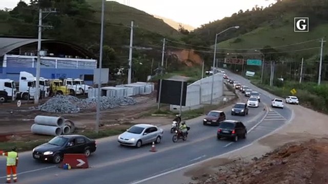 Trânsito na BR 101 e 262 na volta do Corpus Christi