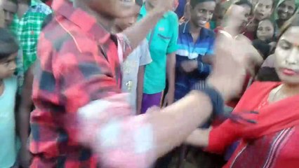 a lot of dance competition between boy and girl