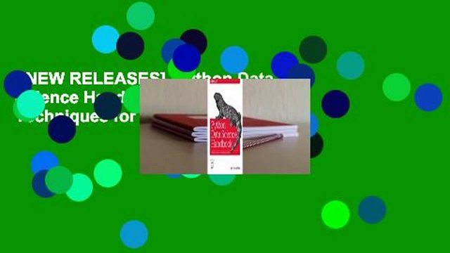 [NEW RELEASES] Python Data Science Handbook: Tools and Techniques for Developers