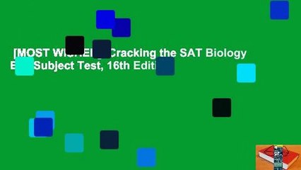 [MOST WISHED]  Cracking the SAT Biology E/M Subject Test, 16th Edition