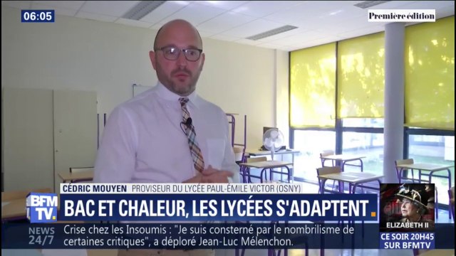 Bac: Face à la canicule, les lycées s'adaptent pour éviter aux candidats de suffoquer