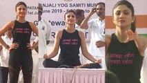 Shilpa Shetty Does Yoga With CRPF Jawans On International Yoga Day | FULL EVENT