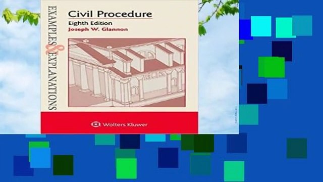 [NEW RELEASES] Examples & Explanations for Civil Procedure