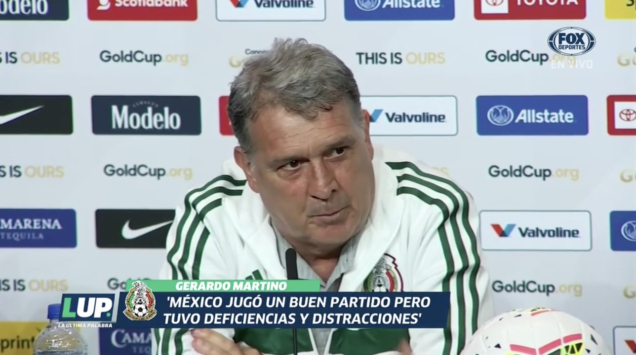 LUP: Gerardo Martino habló sobre el arbitraje