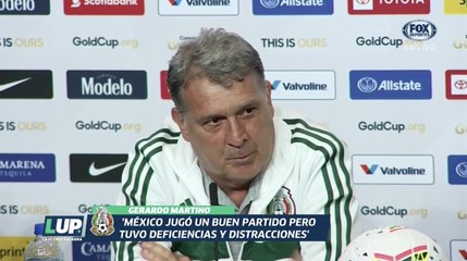 LUP: Gerardo Martino habló sobre el arbitraje