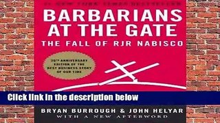 About For Books  Barbarians at the Gate: The Fall of RJR Nabisco by Bryan Burrough