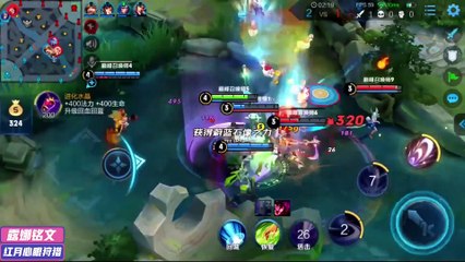 王者荣耀北慕：2119分巅峰赛国一露娜14.3评分40输出！队友纷纷扣6