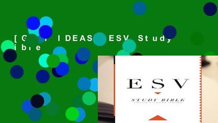 [GIFT IDEAS] ESV Study Bible