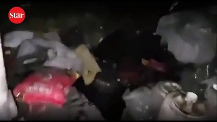 Asker teröristlerin inlerine girdi!; İşte içeriden görüntüler...