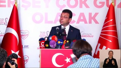 Ekrem İmamoğlu Seçim Sonrası İlk Açıklama