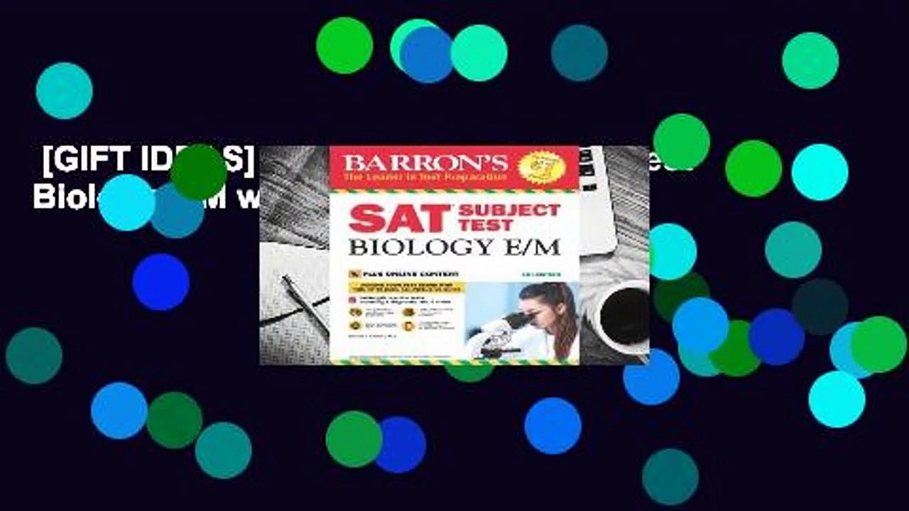 [GIFT IDEAS] Barron's SAT Subject Test Biology E/M with Online Tests