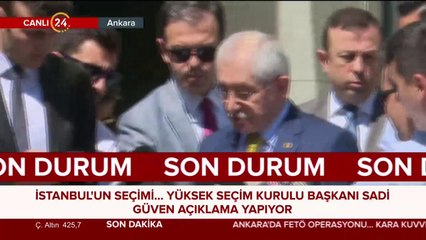 YSK Başkanı Sadi Güven konuşuyor