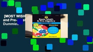 [MOST WISHED]  Basic Math and Pre-Algebra Workbook for Dummies