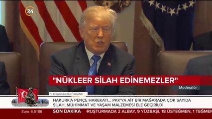 "İran ile konuşmaya hazırım"