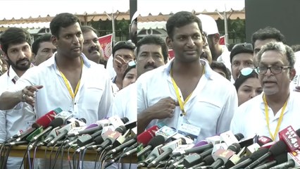 Nadigar Sangam Election 2019: மாவட்ட பதிவாளருக்கு நன்றி தெரிவித்த விஷால் - வீடியோ