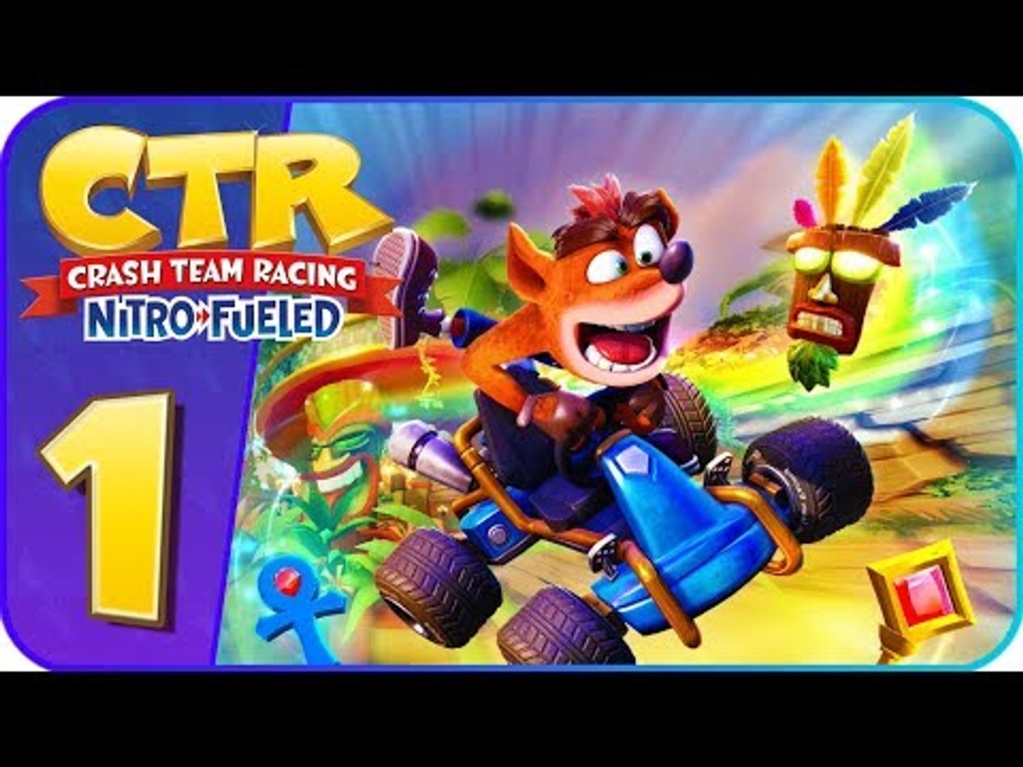 Crash Team Racing: Nitro-Fueled Part 1 (PS4) World 1 No Commentary - video  Dailymotion