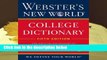[BEST SELLING]  Webster's New World College Dictionary, Fifth Edition