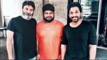 #AA19 : SS Thaman Starts Work For Allu Arjun Trivikram Movie