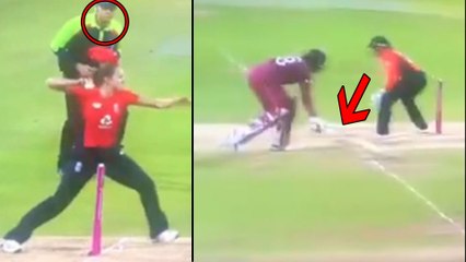 England Women’s Cricketer Kate Cross Makes A Blunder In Effecting A Run-Out || Oneindia Telugu