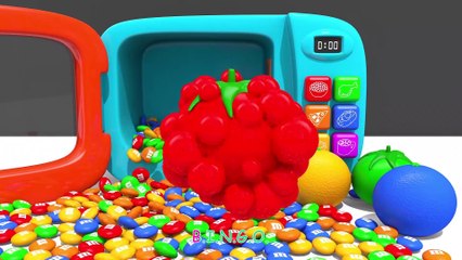 Color Song Learn Colors with Bunny Mold Toys and Balls Nursery Rhymes & Kids Songs