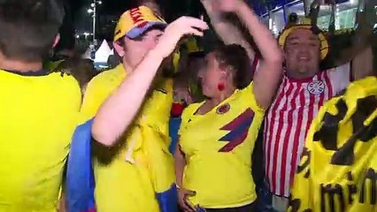 Fiesta colombiana y argentina por el pase a cuartos de final de la Copa América