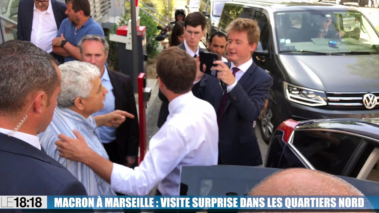 Emmanuel Macron à Marseille : visite surprise dans les quartiers Nord