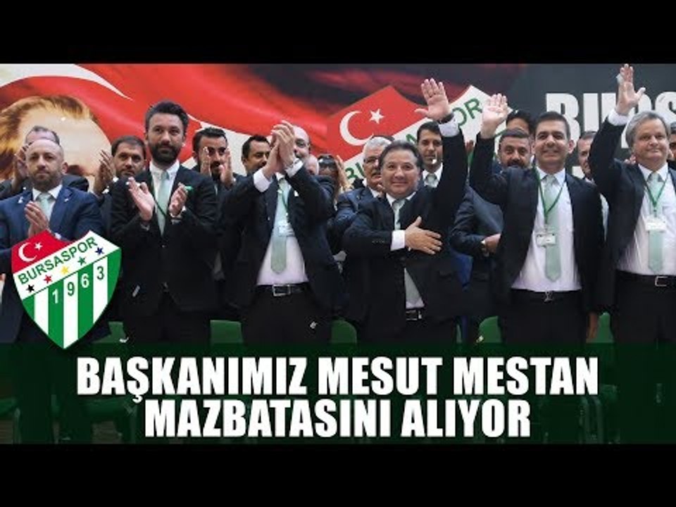 Başkanımız Mesut Mestan ve Denetleme Kurulu Başkanı Tayfur Serdar Güllülü Mazbatalarını Alıyor