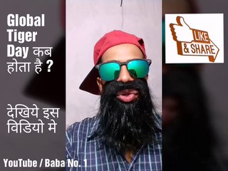 Global tiger day, global tiger day is celebrated on, global tiger day date, tigerday 2019