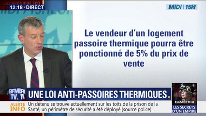 Le projet de loi énergie-climat prévoit une taxe pour dissuader les propriétaires de vendre un logement mal isolé
