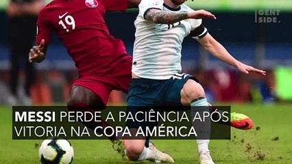 Copa América: Messi se irrita com com qualidade dos gramados e dispara: "Todos são muito ruins"