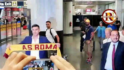 Fiumicino, Fonseca sbarca a Roma (24/06/2019)
