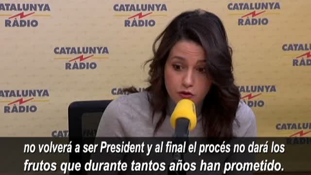 Arrimadas: si el Gobierno de España no hubiese hecho la estatua durante muchos años, no habríamos llegado hasta aquí