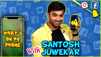 What's On My Phone With Santosh Juvekar | Adham | Moraya, Zenda | Struggler Saala