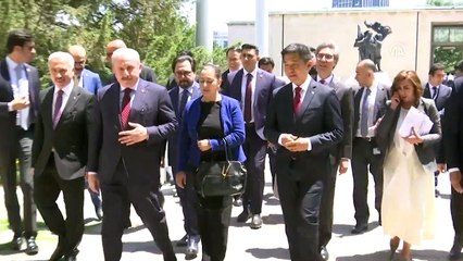 TBMM Başkanı Şentop, Singapur Parlamento Başkanı Chuan Jin ile görüştü (2) - TBMM