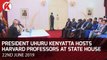 President Uhuru Kenyatta hosts Harvard Professors at State House