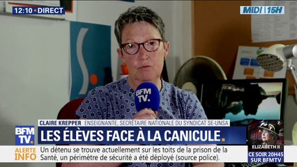 Le syndicat SE-UNSA appelle le ministère de l'Éducation Nationale à "déplacer les épreuves" à cause de la canicule