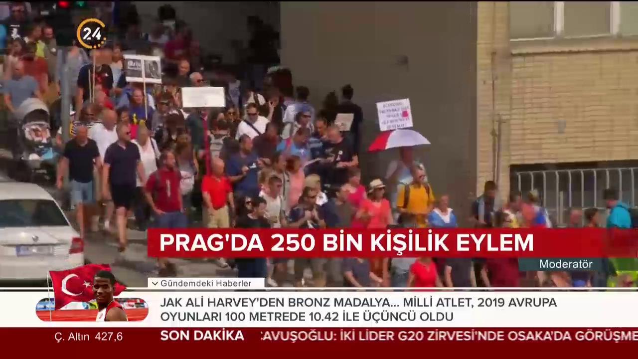 Çekya'da protestolar