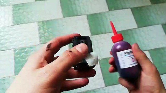 Canon Pixma E414 Kartuş Doldurma işlemi (56-46 Kartuş)