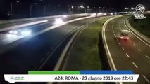 TERREMOTO ROMA - IL VIDEO SULL'A24 - SCOSSA DI 3.7 (COLONNA EPICENTRO)