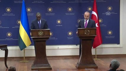 Çavuşoğlu-Sezibera ortak basın toplantısı - Sezibera