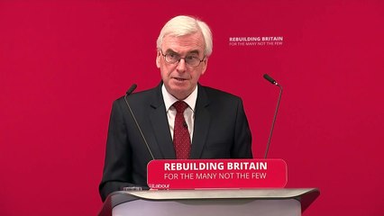McDonnell: 'UK must have a stable and sustainable economy'