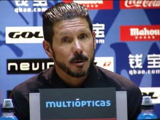Simeone: "En el segundo tiempo el Rayo jugó mejor"