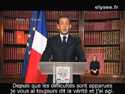 Voeux de Nicolas Sarkozy, Président de la République (2009)